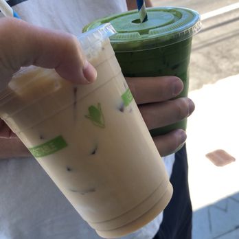SACHI.LA - 16oz earl grey/lavender latte and matcha latte back there - Coffee & Tea Near Me - Los Angeles, California SACHI.LA - 16oz earl grey/lavender latte and matcha latte back there - Coffee & Tea Near Me - Los Angeles, California