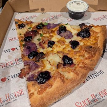 Slice House by Tony Gemignani - Huckleberry Purple potato NY slice - Pizza Near Me - Meridian, Idaho Slice House by Tony Gemignani - Huckleberry Purple potato NY slice - Pizza Near Me - Meridian, Idaho