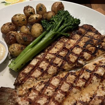 Seasons 52 - Grilled trout very nice - New American Near Me - Orlando, Florida Seasons 52 - Grilled trout very nice - New American Near Me - Orlando, Florida