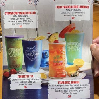 Bubba Gump Shrimp - Drinks - Seafood Near Me - Long Beach, California