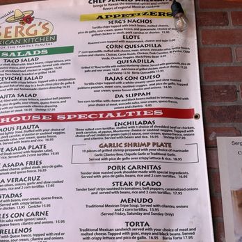 Serg's Mexican Kitchen - 5/2026 menu - Food Trucks Near Me - Honolulu, Hawaii Serg's Mexican Kitchen - 5/2026 menu - Food Trucks Near Me - Honolulu, Hawaii