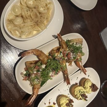 Nick's On 2nd - Macaroni, Shrimp Taquitos, Bacon Deviled Eggs - New American Near Me - Long Beach, California Nick's On 2nd - Macaroni, Shrimp Taquitos, Bacon Deviled Eggs - New American Near Me - Long Beach, California