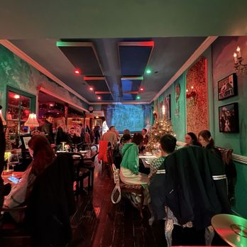 Poesia - Movie on the wall - super cozy vibe - Italian Near Me - San Francisco, California