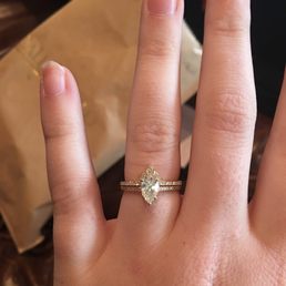 The wedding band Calla designed for me.