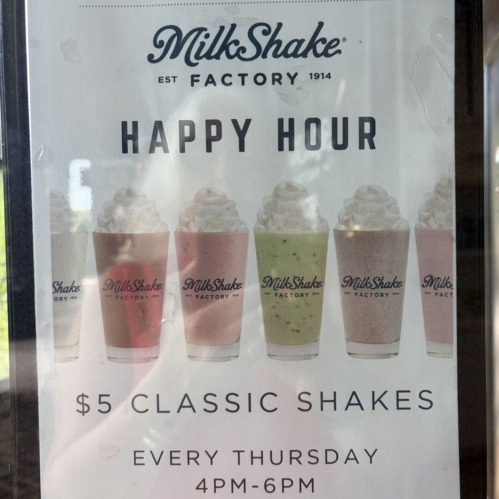 Milkshake Factory - My Thursdays 4-6 are now officially "date night" - shake it up! - Desserts Near Me - Alpharetta, Georgia Milkshake Factory - My Thursdays 4-6 are now officially "date night" - shake it up! - Desserts Near Me - Alpharetta, Georgia