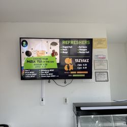 Milk T Bar - Menu