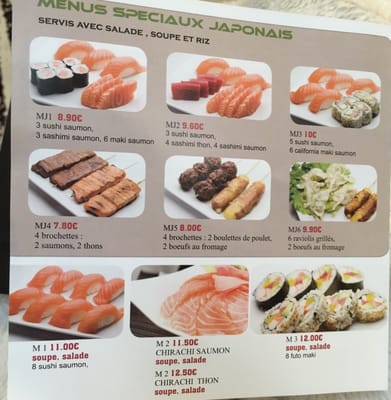 Menu photo 3 andy sushi Paris, 75
