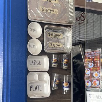 Teriyaki Burger Premium Grill - Sizings of the Plates - Japanese Near Me - Downey, California
