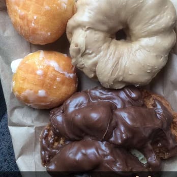 Goody's Donuts - chocolate iced buttermilk bar, maple iced French cruller, and a couple of holes... all amazing! a bit too much icing though - Donuts Near Me - San Diego, California Goody's Donuts - chocolate iced buttermilk bar, maple iced French cruller, and a couple of holes... all amazing! a bit too much icing though - Donuts Near Me - San Diego, California