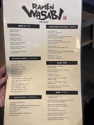 Menu photo 6 Ramen Wasabi Chicago, IL Menu photo 6 Ramen Wasabi Chicago, IL