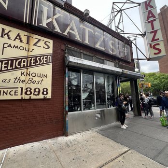 Katz's Delicatessen - Exterior signage - Delis Near Me - New York, New York