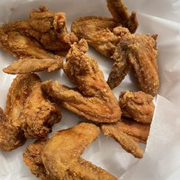 Fried whole wings