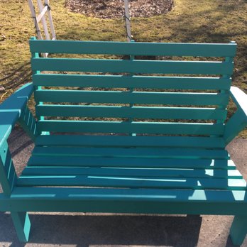 The Fairgrounds - This bench was painted by McKinley High School students for Plantasia and was for sale after event closed down on Sunday night. - Casinos Near Me - Hamburg, New York The Fairgrounds - This bench was painted by McKinley High School students for Plantasia and was for sale after event closed down on Sunday night. - Casinos Near Me - Hamburg, New York
