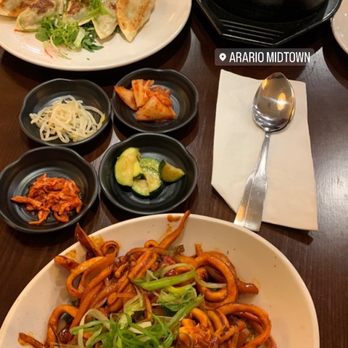 Arario - Potstickers, Bulgogi Bowl, spicy squid - Korean Near Me - Reno, Nevada Arario - Potstickers, Bulgogi Bowl, spicy squid - Korean Near Me - Reno, Nevada