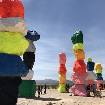 Seven Magic Mountains - Public Art Near Me - Las Vegas, Nevada