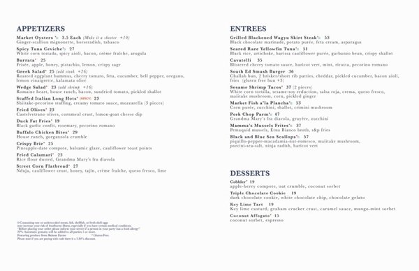 Menu photo 1 South Edison Montauk, NY Menu photo 1 South Edison Montauk, NY