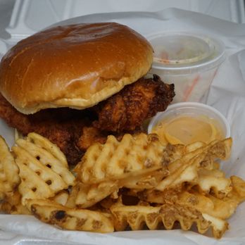 Chasin Chicken - a basket of fries and a sandwich - Food Trucks Near Me - South Venice, Florida Chasin Chicken - a basket of fries and a sandwich - Food Trucks Near Me - South Venice, Florida