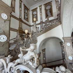 Schloss Mirabell & Mirabellgarten - Angel Stairs leading upstairs to the hall where Mozart played (not open)