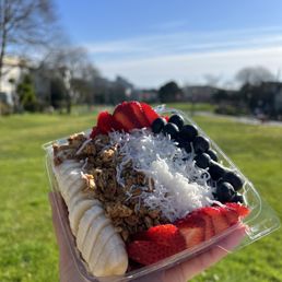 Acai and pitaya bowl