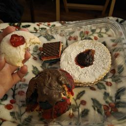 cookies and Italian rainbow muffin cookies and Italian rainbow muffin