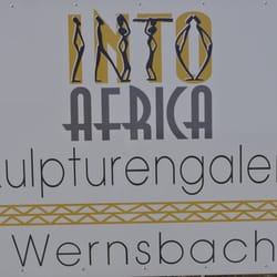 Africa Skulpturengarten - INFO Tafel am Skulpturengarten