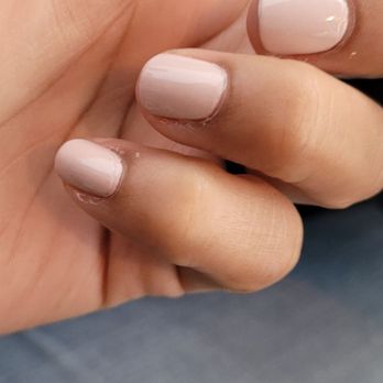 Rex Nails - Little pieces of skin on pinky and middle finger not trimmed off properly - Nail Salons Near Me - Long Beach, California