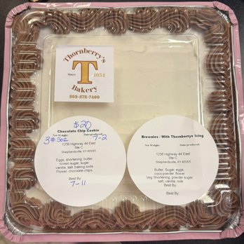 Thornberry’s Bakery - Your next favorite treat is waiting... and so is your next celebration!
We're OPEN TODAY from 10AM - 5PM! - Bakeries Near Me - Shepherdsville, Kentucky Thornberry’s Bakery - Your next favorite treat is waiting... and so is your next celebration!
We're OPEN TODAY from 10AM - 5PM! - Bakeries Near Me - Shepherdsville, Kentucky