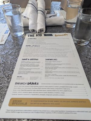 Menu photo 2 The Vig Peoria, AZ