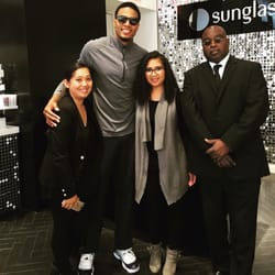 Sunglass Hut - Brandon Rush from the Golden State Warriors shops here.