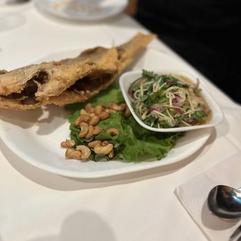 SriPraPhai Thai Restaurant - Whole Red Snapper - Thai Near Me - Woodside, New York