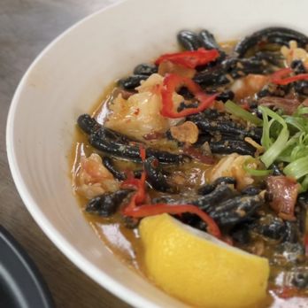 OLIVIA - Squid ink pasta. Follow me on IG@lauras_nom_life for more food recs! - Italian Near Me - Tampa, Florida