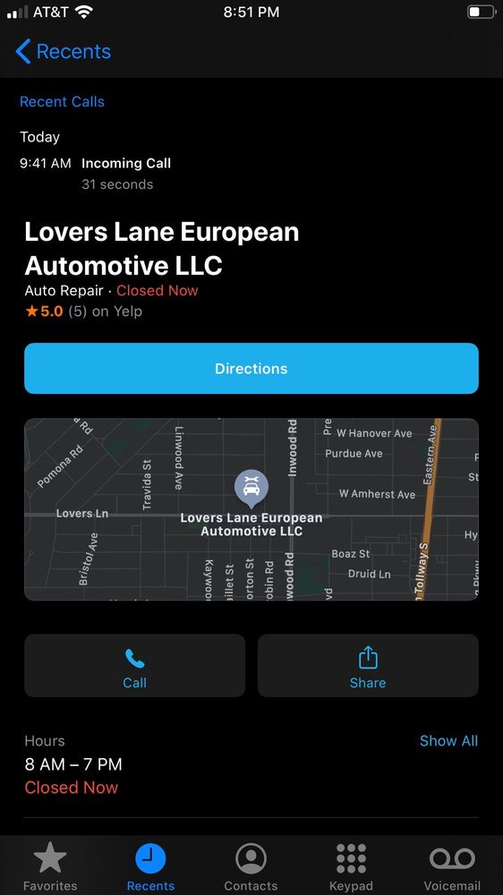 LOVERS LANE EUROPEAN AUTOMOTIVE LLC Updated October 2024 11 Reviews