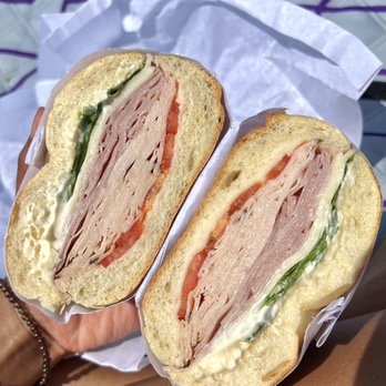 Manor Delicatessen - honey turkey and ham on a roll - Delis Near Me - Woodhaven, New York Manor Delicatessen - honey turkey and ham on a roll - Delis Near Me - Woodhaven, New York