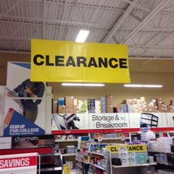 Office Depot - Clearance section