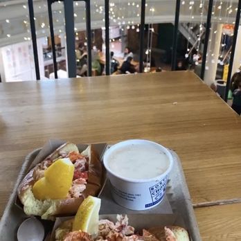 Wicked Lobsta - Hot lobster roll and clam chowder - Seafood Near Me - Boston, Massachusetts