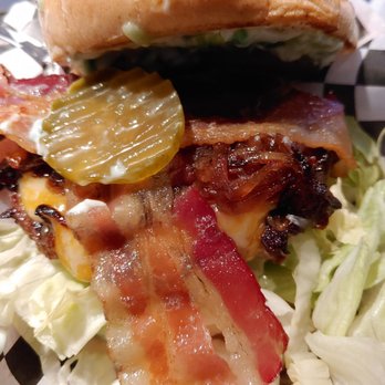The Nighthawk - Bacon cheese burger - Bars Near Me - Honolulu, Hawaii The Nighthawk - Bacon cheese burger - Bars Near Me - Honolulu, Hawaii
