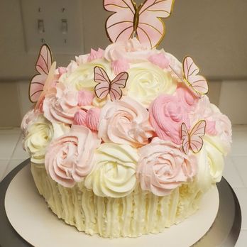 Aria Custom Cakes - Giant Cupcake Custom Cake - Custom Cakes Near Me