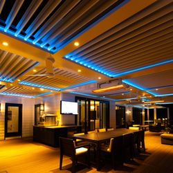Majestic Outdoor - StruXure Pergola Installed with Led Lighting, Fans, and Heaters