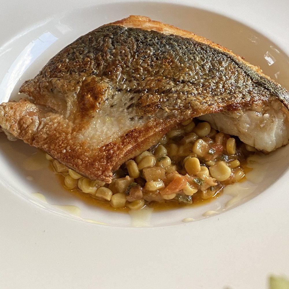 D'Floret - Striped Bass - New American Near Me - Lambertville, New Jersey D'Floret - Striped Bass - New American Near Me - Lambertville, New Jersey