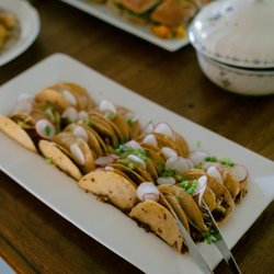 My Singing Vegetables - Walnut "meat" street tacos