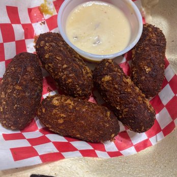 Mr Katsu - Curry potato balls, over fried and burned - Sandwiches Near Me - Fullerton, California Mr Katsu - Curry potato balls, over fried and burned - Sandwiches Near Me - Fullerton, California
