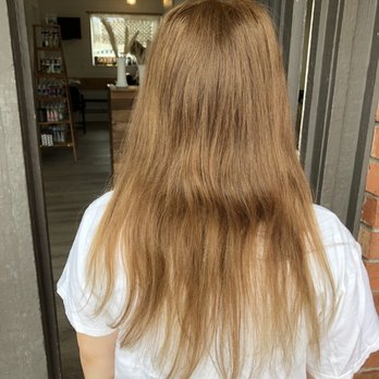 Stevi Brooke Hair - Before: tried to lighten my hair with box dye. Never again - Hair Stylists Near Me - Capistrano Beach, California