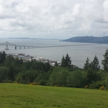 Astoria Column - Astoria Megler Bridge in the background. - Landmarks & Historical Buildings Near Me - Astoria, Oregon Astoria Column - Astoria Megler Bridge in the background. - Landmarks & Historical Buildings Near Me - Astoria, Oregon