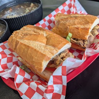 Cajun Stop - Softshell crab poboy - Desserts Near Me - Houston, Texas