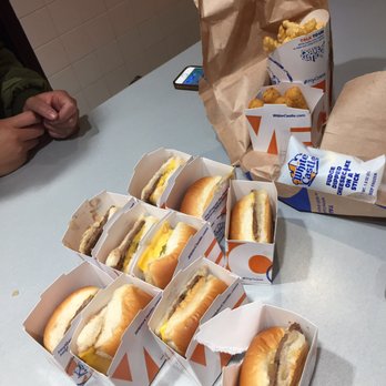 White Castle - The spread. 10 sliders + cheese, cheese sticks and large fries. - Fast Food Near Me - Las Vegas, Nevada
