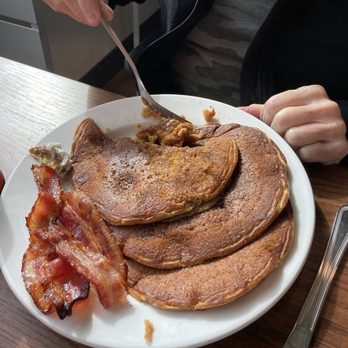 Famous Toastery - Pumpkin Flapjacks - Breakfast & Brunch Near Me - Fuquay-Varina, North Carolina Famous Toastery - Pumpkin Flapjacks - Breakfast & Brunch Near Me - Fuquay-Varina, North Carolina