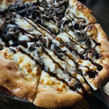 Tumbled Rock Brewery & Kitchen - Truffle Mushroom Pizza - Pizza Near Me - Baraboo, Wisconsin Tumbled Rock Brewery & Kitchen - Truffle Mushroom Pizza - Pizza Near Me - Baraboo, Wisconsin