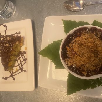 Nourish Sequim - desserts: almond zucchini cake + summer berry crumble - Gluten-Free Near Me - Sequim, Washington
