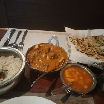India Gate - Best dinner this year: Lamb and mushroom curry; garlic naan bread;  mango chutney. - Indian Near Me - Buffalo, New York