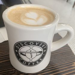 Discovery Coffee - Vanilla 12 oz latte